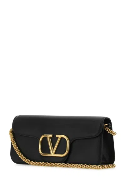 Valentino Garavani Black Loc Shoulder Bag