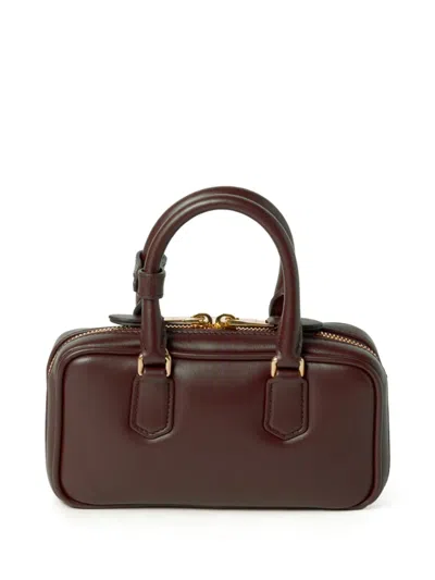 Miu Miu Soft Padded Shoulder Bag And Handles In Brown