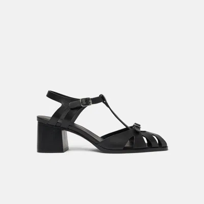 Scarosso 55mm Giulia Block-heel Strappy Sandals In Black