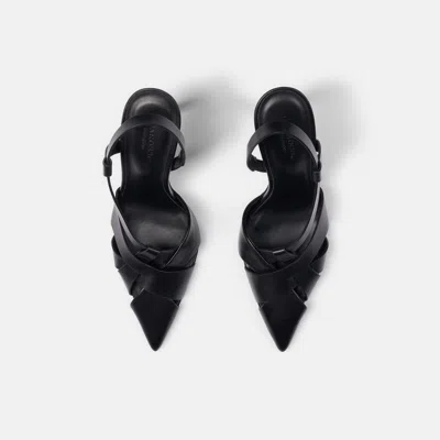 Scarosso 85mm Athena Strappy Pumps In Black