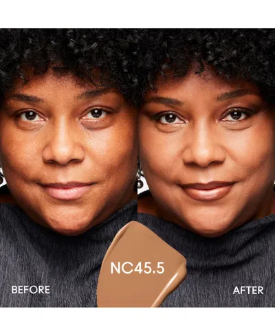 Mac Studio Fix Fluid Spf 15 24hr Matte Foundation + Oil Control, 1 Oz. In Nc45.5 (tanned Bronze With Neutral Under