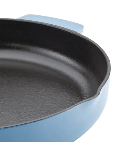 Kitchenaid Anolon 12 Open Cast Iron Skillet In Blue Velvet