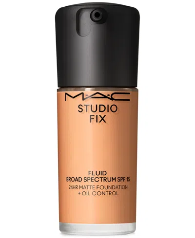 Mac Studio Fix Fluid Spf 15 24hr Matte Foundation + Oil Control, 1 Oz. In C5 (deep Neutral Peach With Golden Under