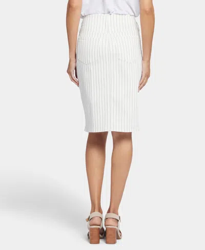 Nydj Hollywood High Waist Skirt In Beachcruisestripe