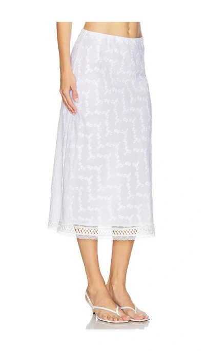 Bella Venice The Roxy Skirt In White