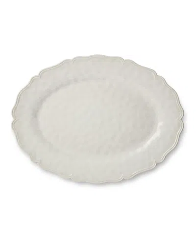 Certified International Isabella Crackle Melamine Platters, Set Of 2 In Cream