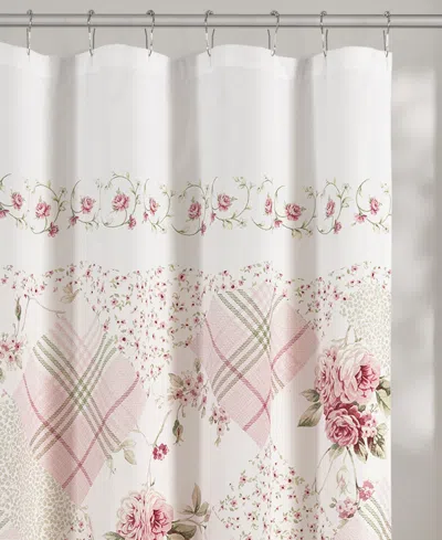 Royal Court Bungalow Shower Curtain, 70" X 72" In Rose