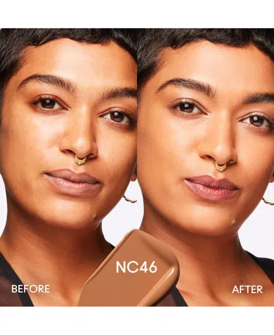 Mac Studio Fix Fluid Spf 15 24hr Matte Foundation + Oil Control, 1 Oz. In Nc46 (deep Bronzed With Neutral Underton