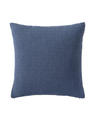 Nautica Wave Texture Blue Decorative Pillow In Captains Blue