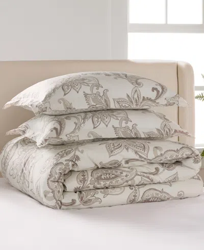 Levtex Bennett Reversible 2-pc. Comforter Set, Twin/twin Xl In Taupe