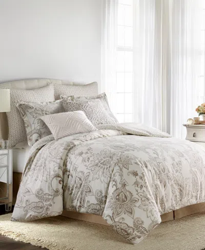 Levtex Bennett Reversible 2-pc. Comforter Set, Twin/twin Xl In Taupe