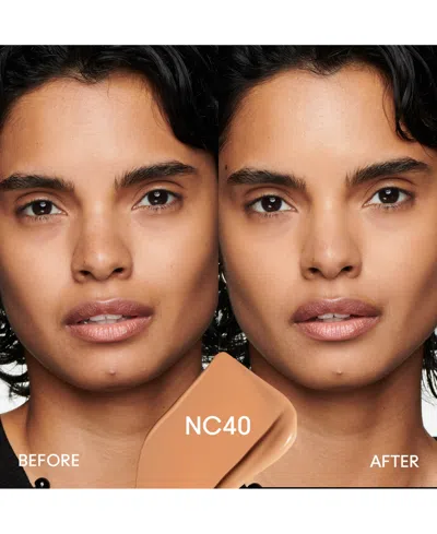 Mac Studio Fix Fluid Spf 15 24hr Matte Foundation + Oil Control, 1 Oz. In Nc40 (medium Beige With Golden Peach Und