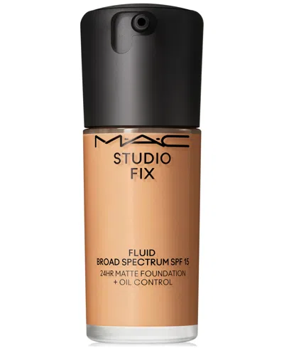 Mac Studio Fix Fluid Spf 15 24hr Matte Foundation + Oil Control, 1 Oz. In Nc37 (medium Beige With Neutral Underton