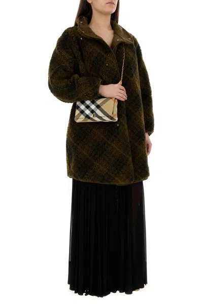 Burberry Bar Pleated Maxi Skirt With Belt In Black