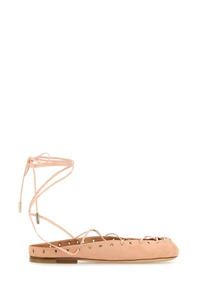 Chloé 10mm Ghillies Leather Flats