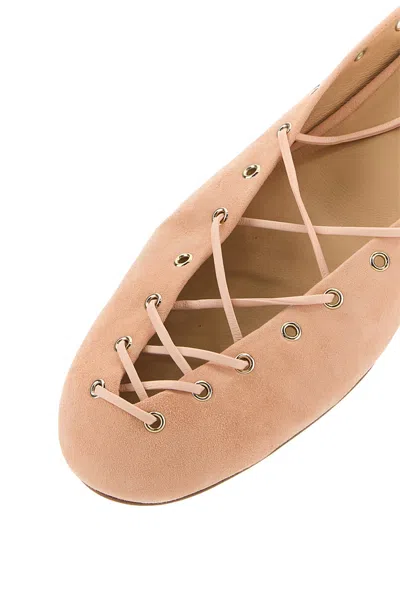 Chloé 10mm Ghillies Leather Flats