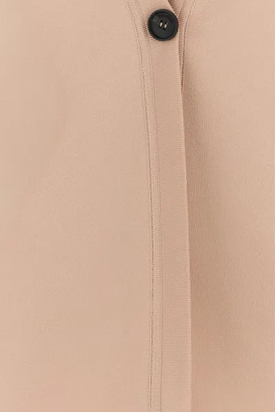 Ferragamo Pink Stretch Viscose Blend Cardigan In Pink
