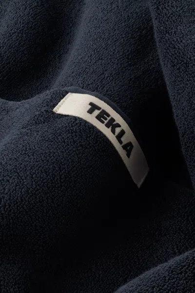 Tekla Ssense Exclusive Navy Terry Heavyweight Bath Towel In Navy