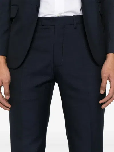 Boglioli Double-breasted Suit In Blue