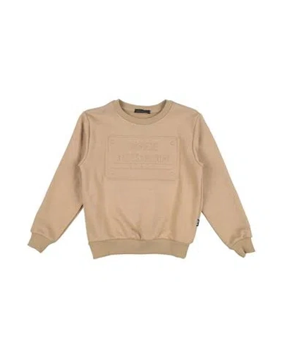 Daniele Alessandrini Toddler Boy Sweatshirt Beige Size 6 Cotton In Beige