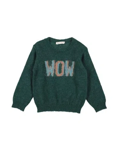 Zhoe & Tobiah Toddler Sweater Green Size 4 Alpaca Wool, Polyamide, Virgin Wool In Green