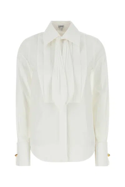 Loewe Cotton Shirt In White