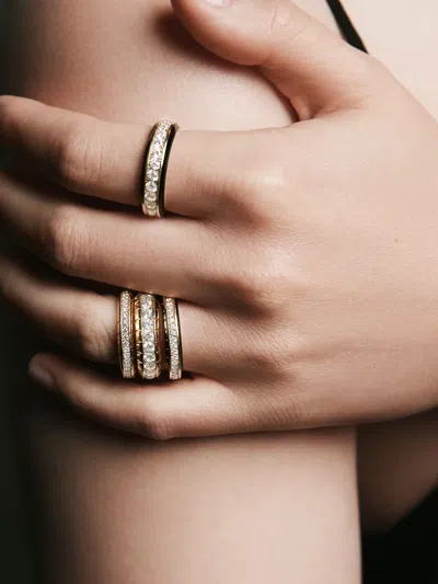 Loev Eternity Diamond Ring In Yellow