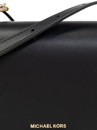 Michael Michael Kors Lydiasmall Flat Crossbody In Black