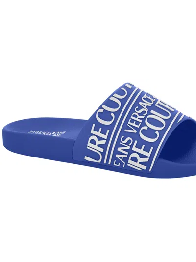 Versace Jeans Couture Sandal With Logo In Multi