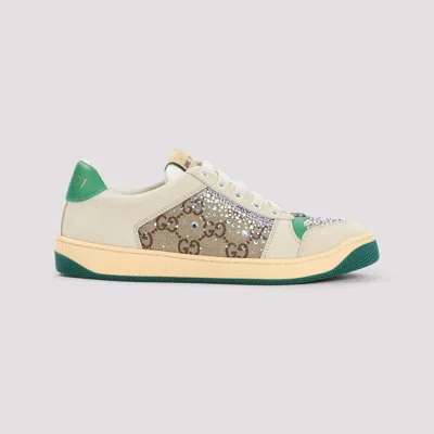 Gucci Screener Sneakers Multicolor In White