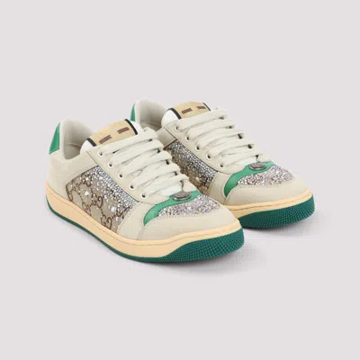 Gucci Screener Sneakers Multicolor In White