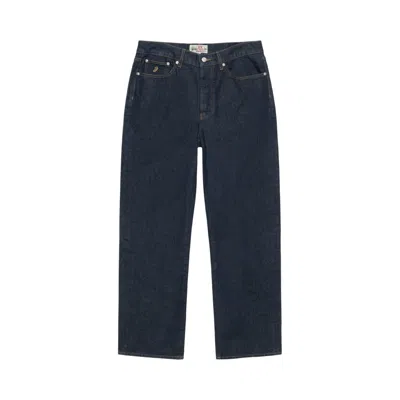 Pre-owned Stussy New Classic Denim Jean 'rinsed Indigo' In Blue