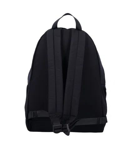 Stone Island Top Handle Backpack In Black