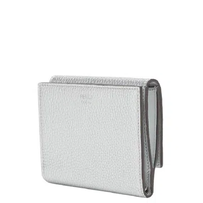 Fendi Peekaboo Tri-fold Leather Wallet