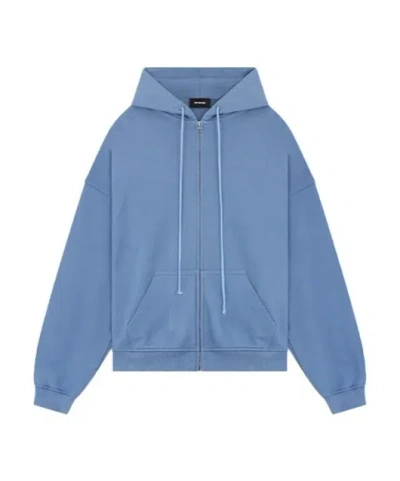 We11 Done Long Sleeve Sweatshirt In Blue