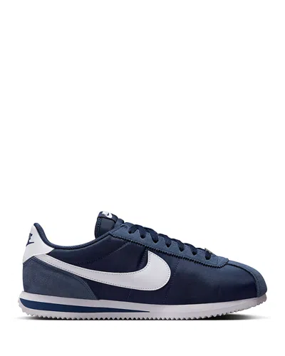 Nike Cortez Txt Sneaker In Navy/white