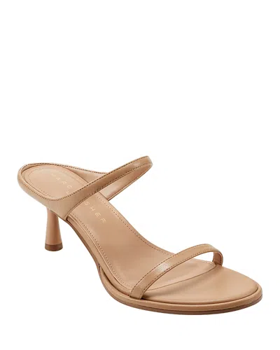 Marc Fisher Ltd Alonde Slide Sandal In Medium Natural