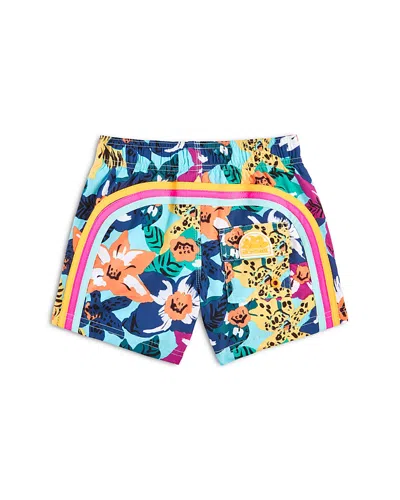 Sundek Boys' Elastic Waist Swim Trunks - Little Kid, Big Kid In Multicolor