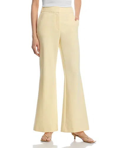 Toccin Gaia High Rise Flared Pants In Butter