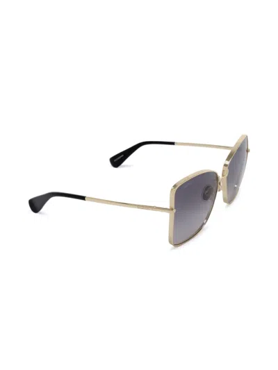 Max Mara Eyewear Square-frame Sunglasses In Gold