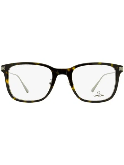 Omega Eyewear Tortoiseshell Square-frame Glasses In Brown