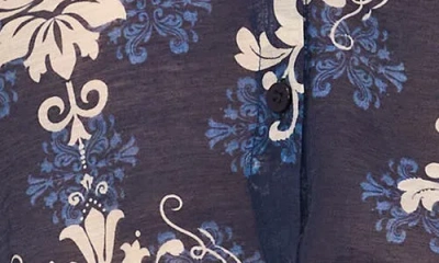 Halogen ® Tie Front Top In Classic Navy