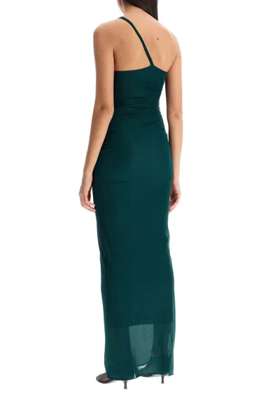 Christopher Esber Maxi Venus Dress With Sculptural Neckline Women In Green