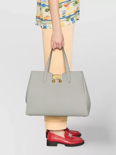 Marni Two-handle Leather Shoulder Bag