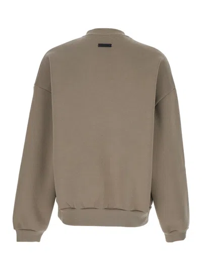 Fear Of God Eternal Relaxed Fit Crew Neck In Brown