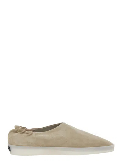 Fear Of God Beige Mules With Logo Patch On The Back And Elasticized Heel