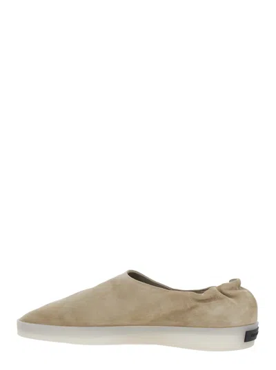 Fear Of God Beige Mules With Logo Patch On The Back And Elasticized Heel