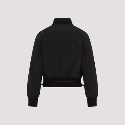 Givenchy Black Bomber Jacket In Cotton Blend In Black