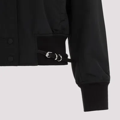 Givenchy Black Bomber Jacket In Cotton Blend In Black