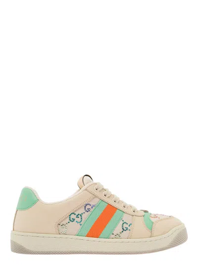 Gucci Multi Color Multi Color Screener Sneakers In Multicolor
